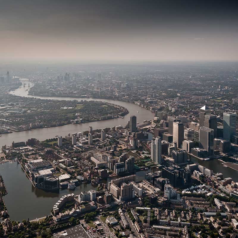 London aerial photograph