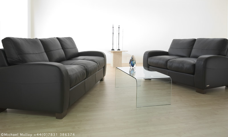 Roomset photograph for furniture brochure