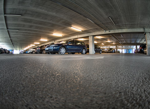 Multi story car park in Essex