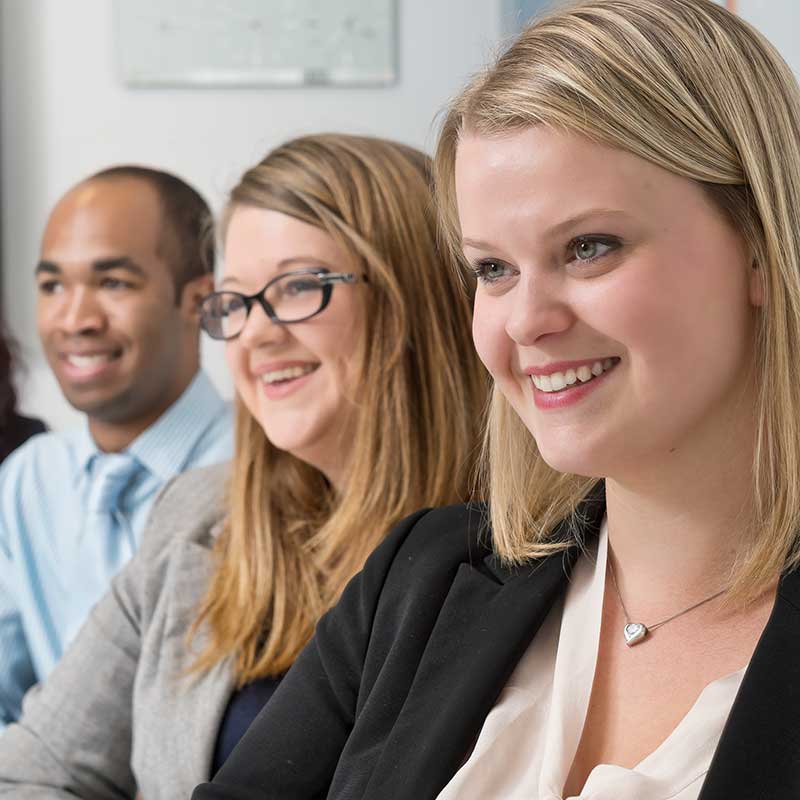 Group of people in an office