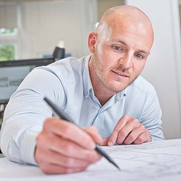 Architect Photographed in his South London studio for the practices new website