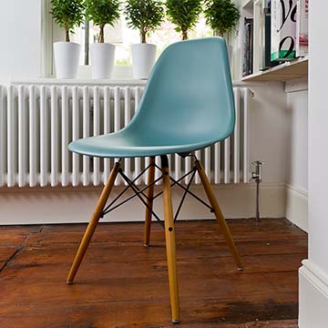 Photograph of a chair for a brochure