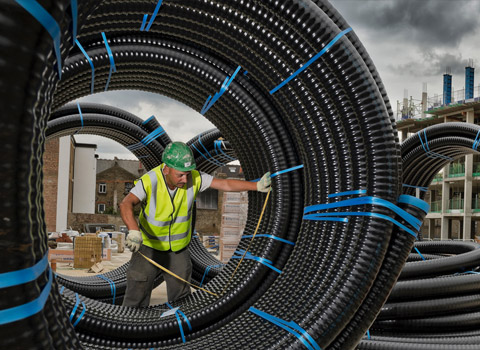 Construction site in London