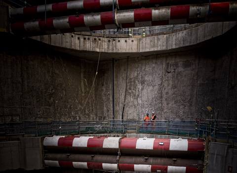 Constructin of London's Crossrail