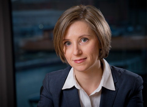 Portrait of a business woman in an office