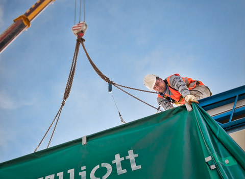 Banksman working at height