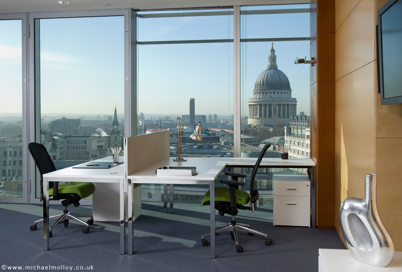 Interior Photography Office furniture in central London for a