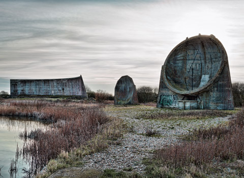 The Sound Mirrors at Denge, Dungeness