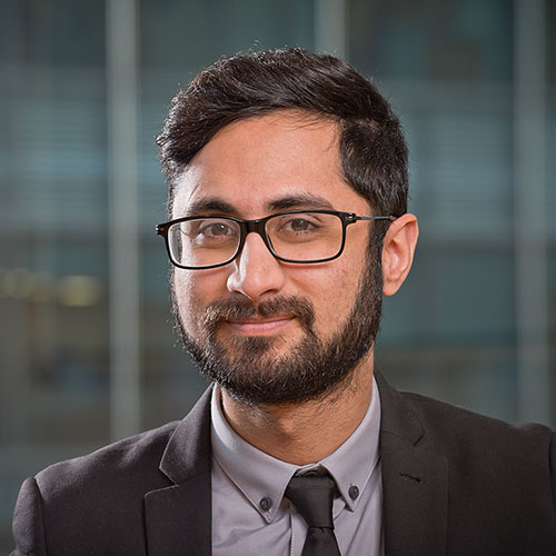 Portrait of an employee in a Central London office