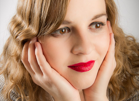 Studio beauty portrait