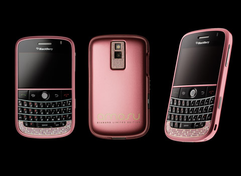 Pink mobile phone